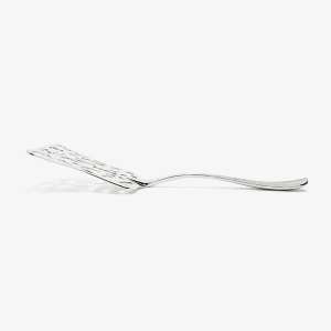 Ornate Filigree Stainless Steel Server