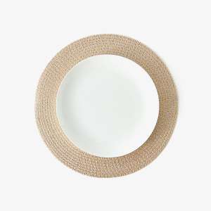 Natural Woven Round Charger Plate Placemat
