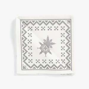Traditional Embroidered Folk Pattern Napkin Decorative Mat