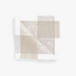 Elegant Neutral Patchwork Fabric Napkin / Coaster
