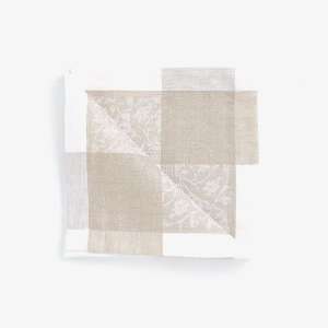 Elegant Neutral Patchwork Fabric Napkin / Coaster