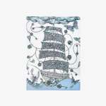 Johanna Basford "Lost Ocean" Enchanted Ship Art Print / Coloring Page