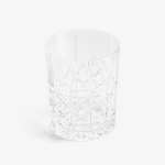 Crystal Cut Tumbler and Wine Glass Set